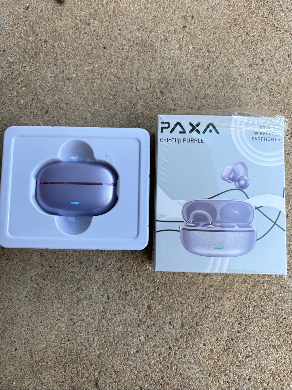 ChicClip Purple True Wireless Earbud Headphones